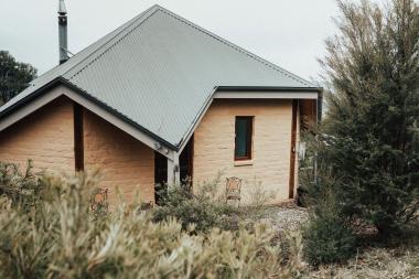 cabin exterior in the bush